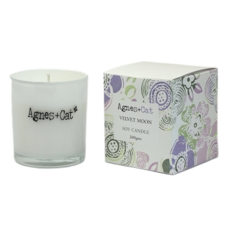 Agnes+ Cat famous romantic   Glass Jar Candles  fragrance  varies